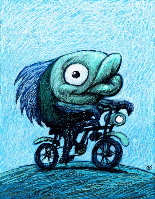 Fish on a Bicycle