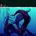 Into the waters - giant squid